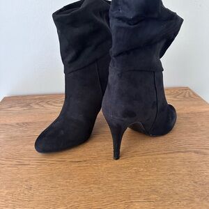 Candie's Black Heeled Boots